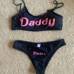 “Daddy Please” Bathing Suit